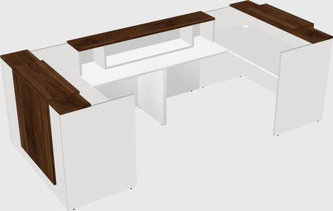 Reception desk u-shape