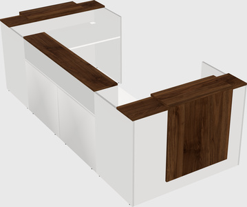 Reception desk u-shape