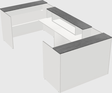 Reception desk u-shape