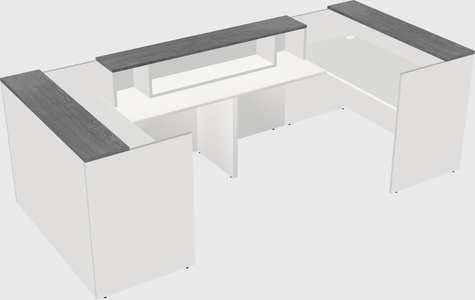 Reception desk u-shape