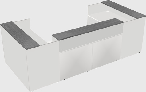 Reception desk u-shape