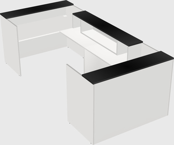 Reception desk u-shape