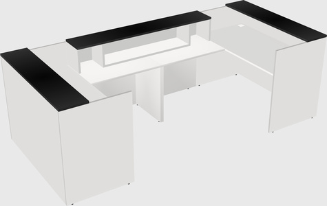 Reception desk u-shape