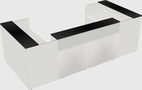 Reception desk u-shape
