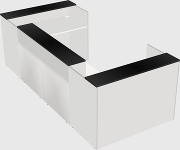 Reception desk u-shape