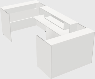 Reception desk u-shape