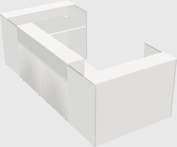 Reception desk u-shape