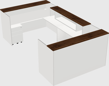 Reception desk u-shape