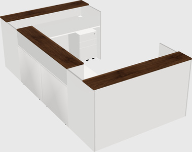 Reception desk u-shape