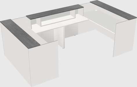 Reception desk u-shape