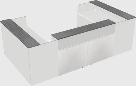 Reception desk u-shape