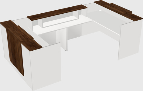 Reception desk u-shape
