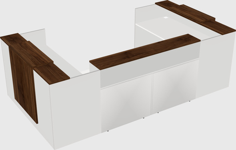Reception desk u-shape