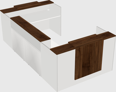 Reception desk u-shape