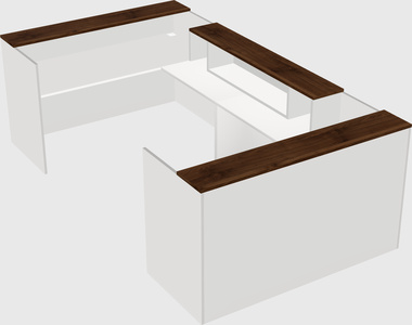 Reception desk u-shape