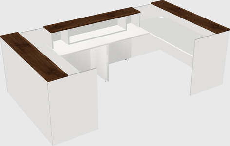 Reception desk u-shape