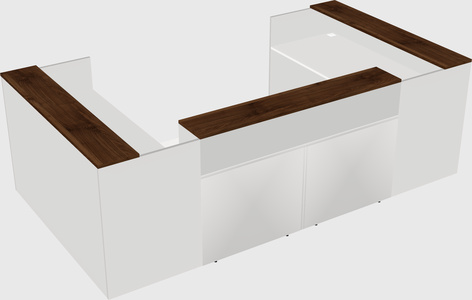 Reception desk u-shape