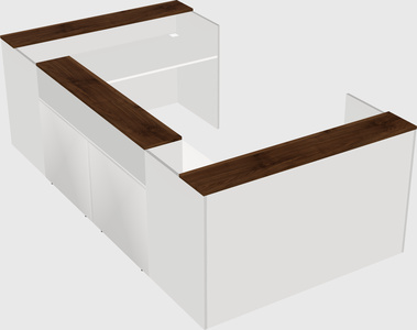 Reception desk u-shape