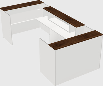 Reception desk u-shape