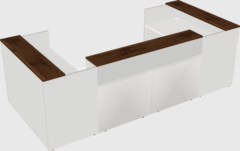Reception desk u-shape