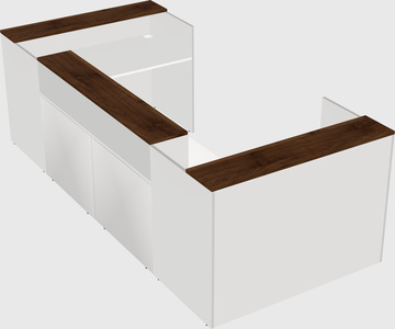 Reception desk u-shape
