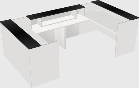 Reception desk u-shape