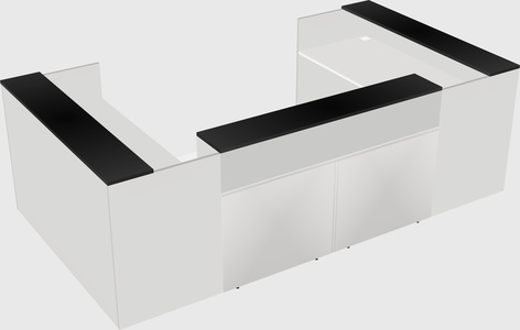 Reception desk u-shape