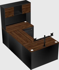 U-shaped desk