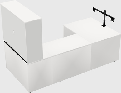 U-shaped desk