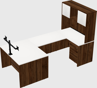 U-shaped desk