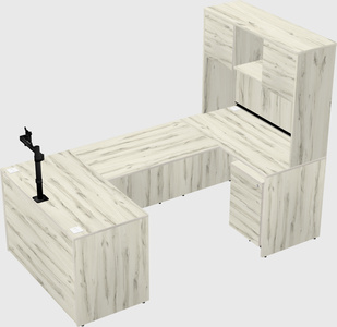 U-shaped desk