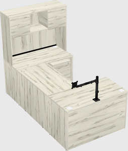 U-shaped desk