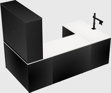 U-shaped desk