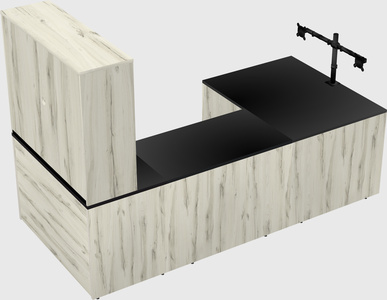 U-shaped desk