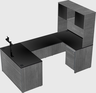 U-shaped desk