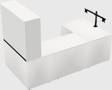 U-shaped desk