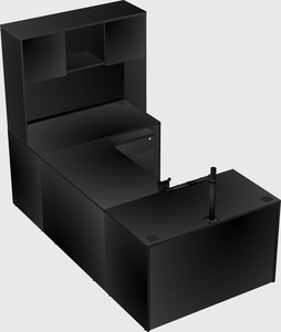 U-shaped desk
