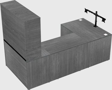 U-shaped desk