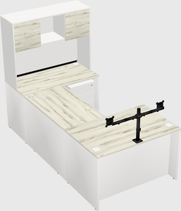 U-shaped desk