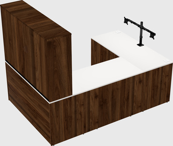 U-shaped desk