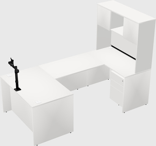U-shaped desk