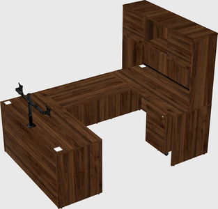 U-shaped desk
