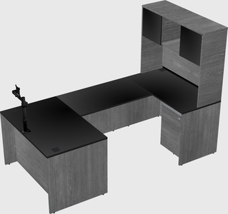 U-shaped desk