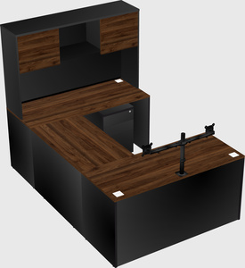 U-shaped desk