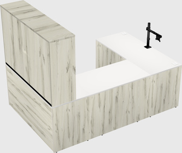 U-shaped desk