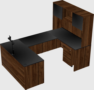 U-shaped desk