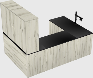 U-shaped desk