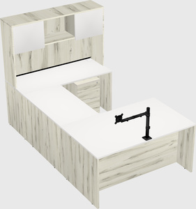 U-shaped desk
