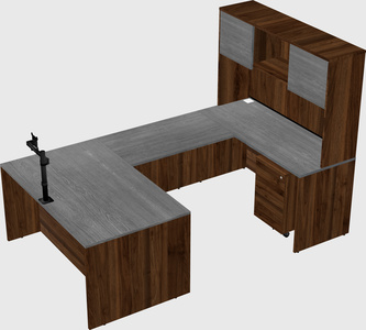 U-shaped desk