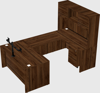 U-shaped desk